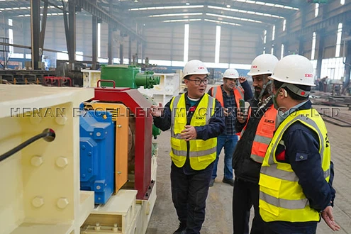 An Oman Client Visited The Exct Factory To Inspect The Mineral Sizer An Oman Client Visited The Exct Factory To Inspect The Mineral Sizer