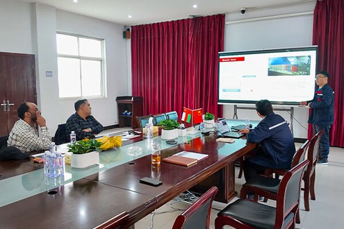 The Oman Customers Visited The Exct Factory And Had Discussions And Answered Questions There The Oman Customers Visited The Exct Factory And Had Discussions And Answered Questions There