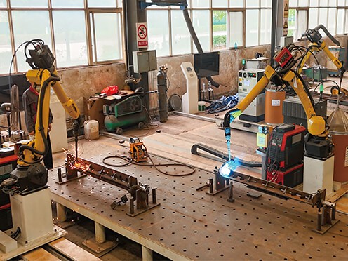 EXCT Manufacturing Facilities Welding Robot Workstation EXCT Manufacturing Facilities Welding Robot Workstation