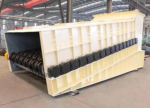 석탄 처리 공장의 롤러 스크린