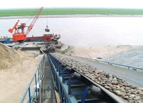 골재 벨트 컨베이어