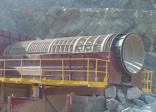 자갈 트롬멜 스크린