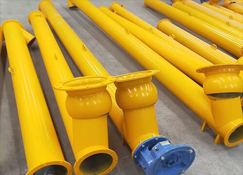 shaftless pipe type screw conveyor