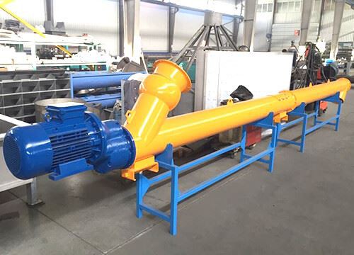 shaftless screw conveyor for sand