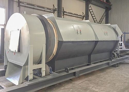 퇴비, 모래, 우드칩, 폐기물용 회전식 트롬멜 스크린