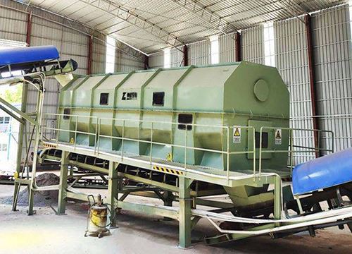 Trommel Screen Used For Screening Leaf in Compost Production Line