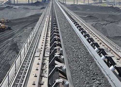 coal belt conveyor system